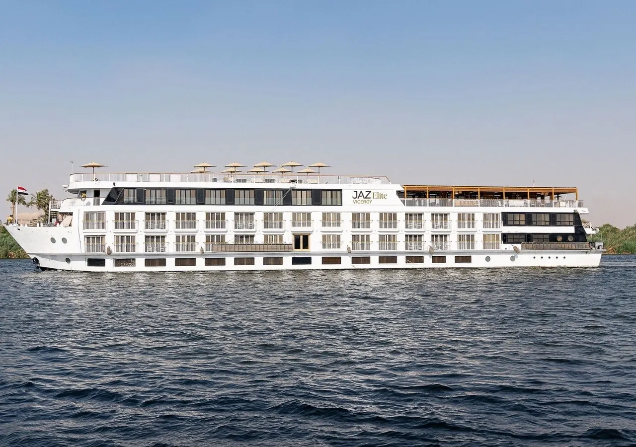 Exterior view of the Jaz Elite Viceroy Nile Cruise Nile cruise ship